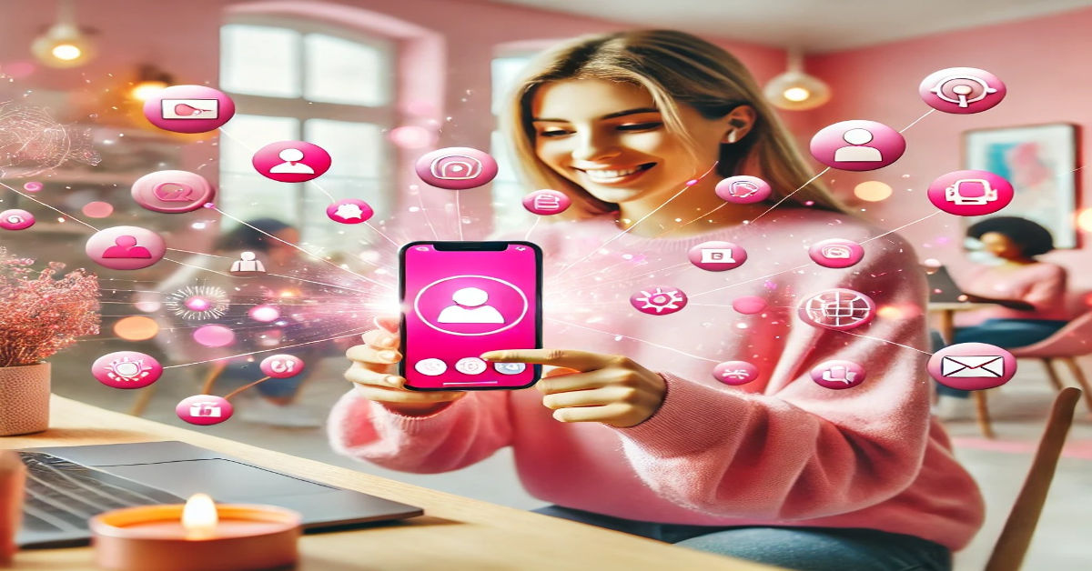 Pink Video Chat