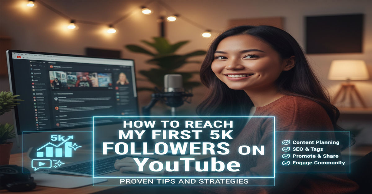 How to Reach My First 5k Followers on YouTube