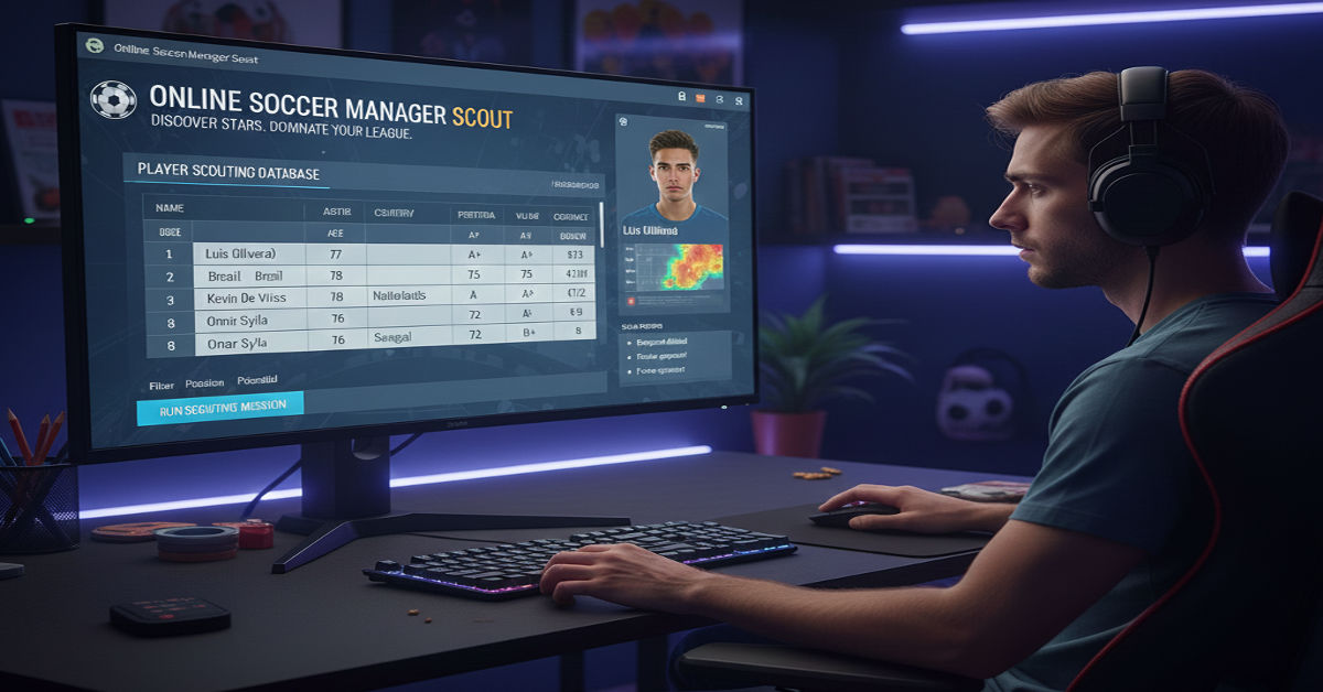Online Soccer Manager Scout