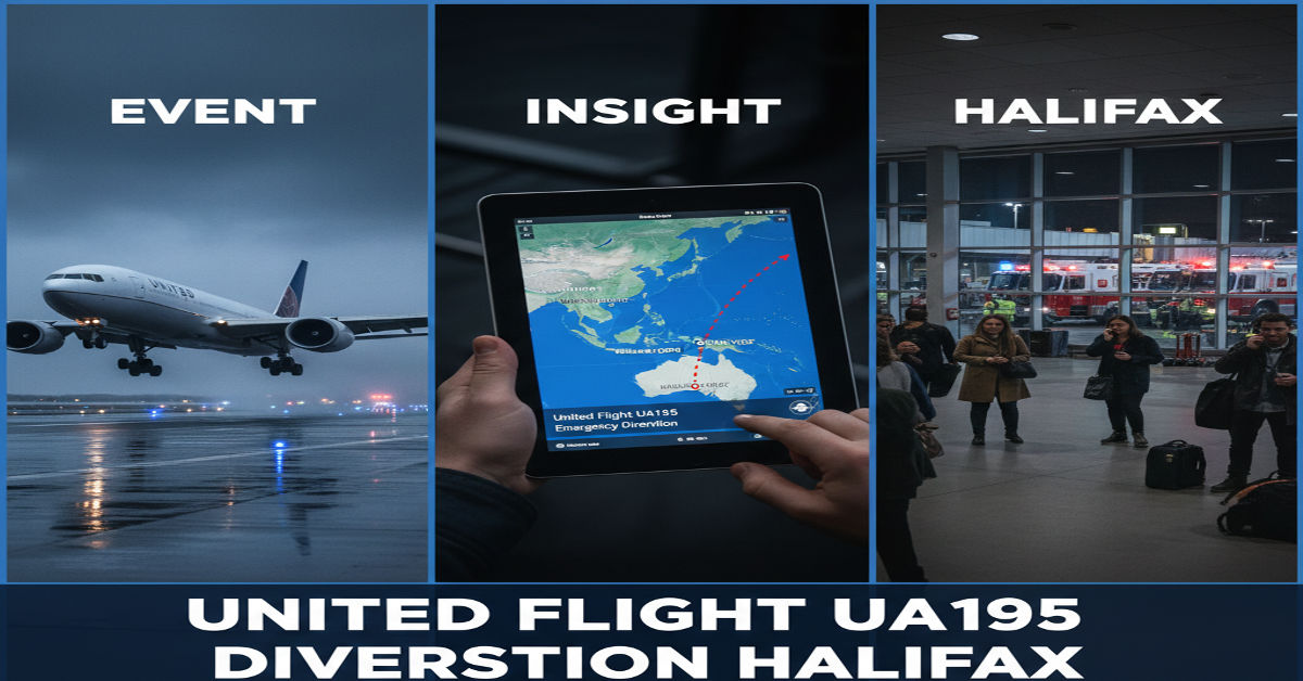 United Flight UA195 Diversion Halifax