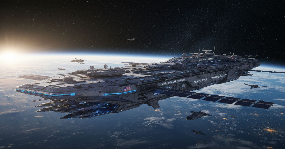 Space Force Orbital Warship Carrier