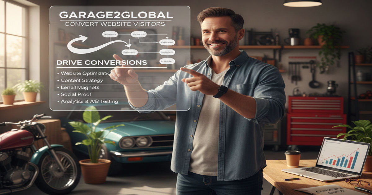 Convert Website Visitors with Garage2Global